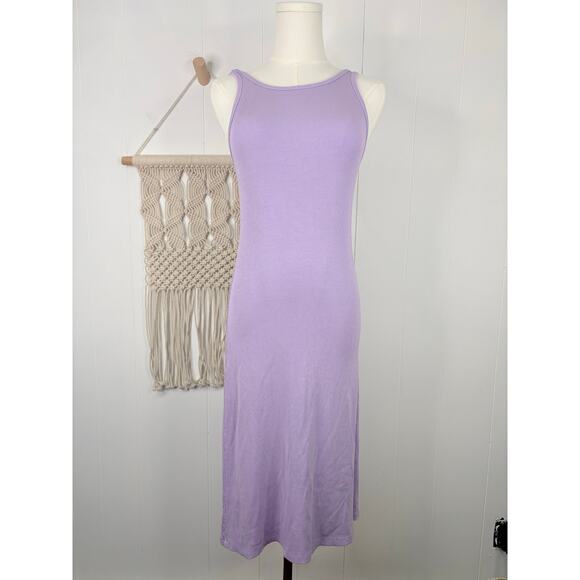 NWT Wilfred Fauna Tank Dress Size XS Purple Lavender Mini - Picture 2 of 8
